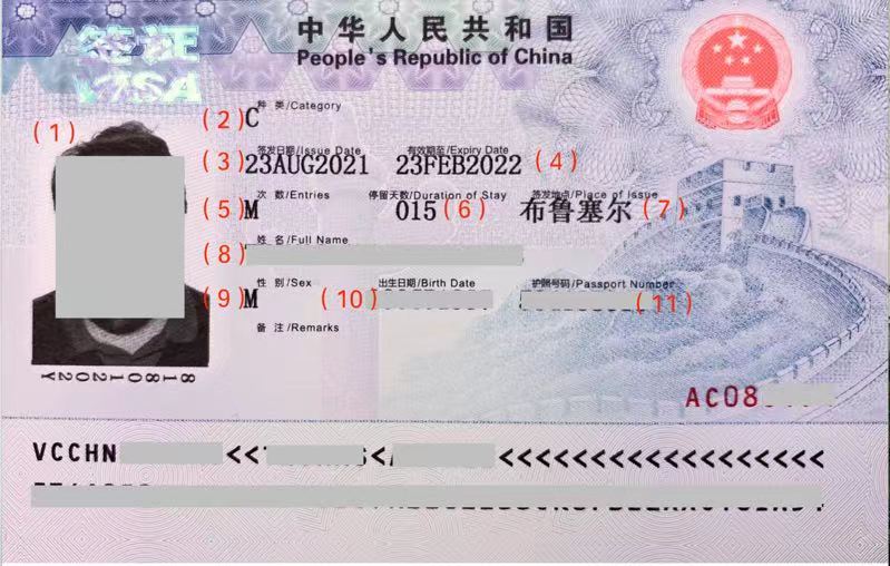 How To Read A Chinese Visa Knowledge